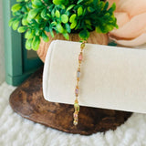 Bracelet « Isabella » aux pierres colorées