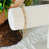 Bracelet « Isabella » aux pierres colorées