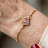 Armband „Rosé-Liebe“ | Gold