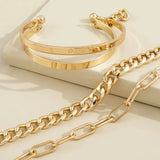 Armbandset „Goldene Harmonie“