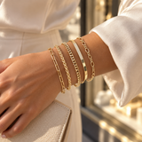 Ensemble de bracelets en or