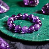 Armband „Valeria“ mit violetten Perlen