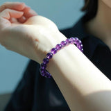 Armband „Valeria“ mit violetten Perlen