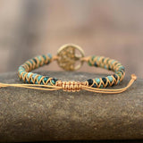 Bracelet arbre de vie avec jaspe