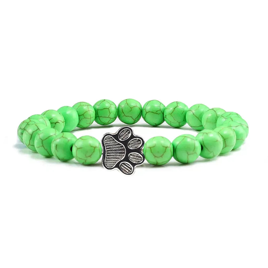 Bracelet perles pattes