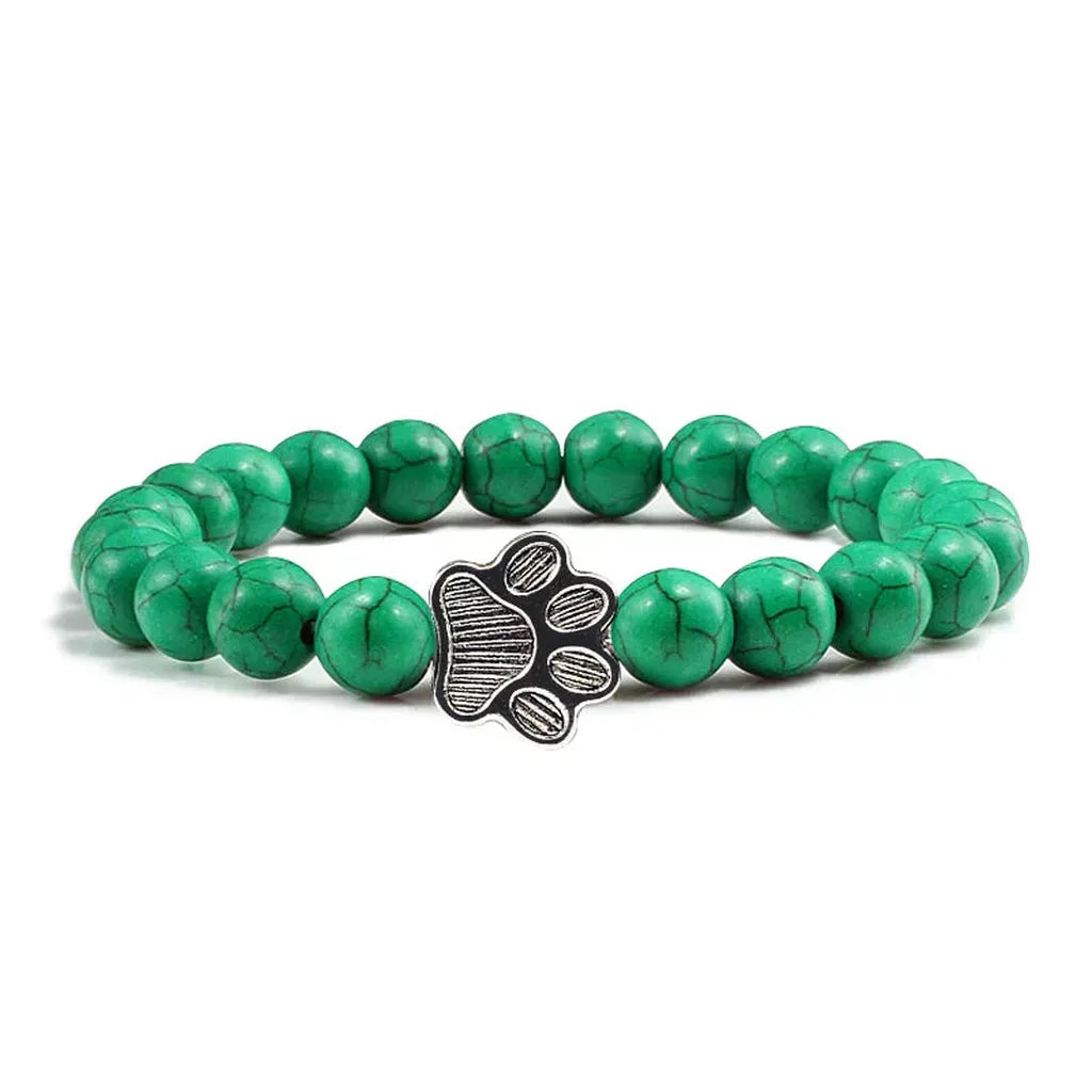 Bracelet perles pattes