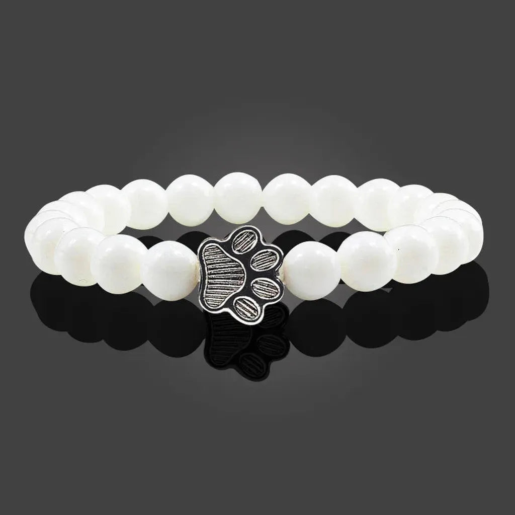 Bracelet perles pattes