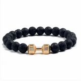 Bracelet aromathérapie en pierres de lave
