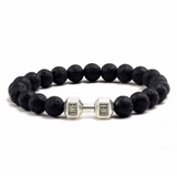 Bracelet aromathérapie en pierres de lave