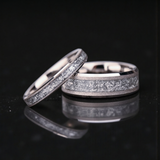 Aureum Silver – Bague en carbure de tungstène
