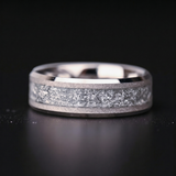 Aureum Silver – Bague en carbure de tungstène