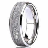 Aureum Silver – Bague en carbure de tungstène