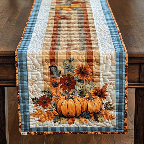Chemin de table matelassé Murmures d'Automne