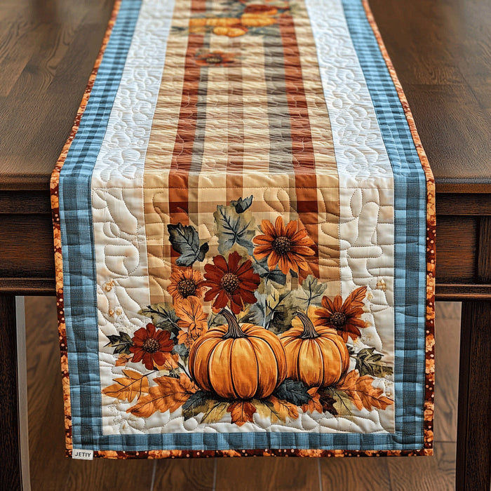 Chemin de table matelassé Murmures d'Automne