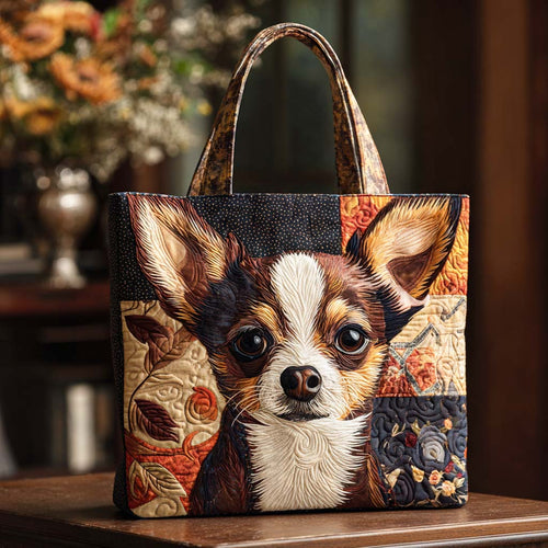 Sac cabas chihuahua matelassé