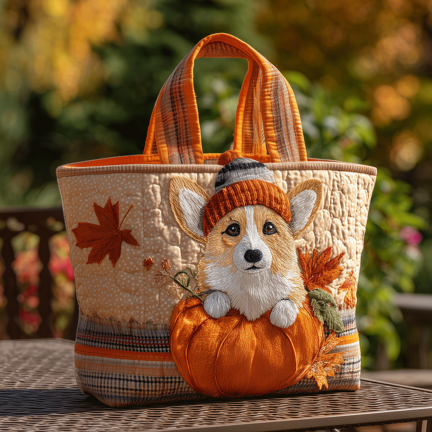 Sac cabas corgi matelassé