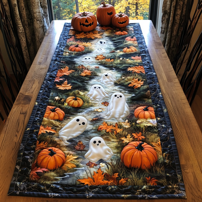 Chemin de table matelassé Fantômes d'Automne