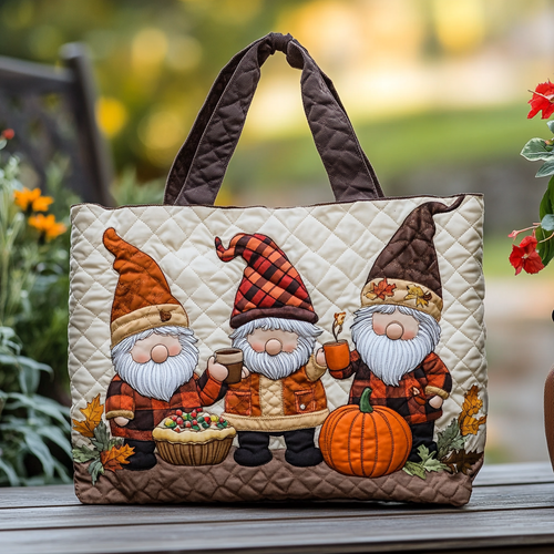 Sac cabas gnome matelassé