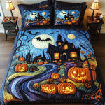 Ensemble de lit matelassé 3 pièces - Automne Hanté