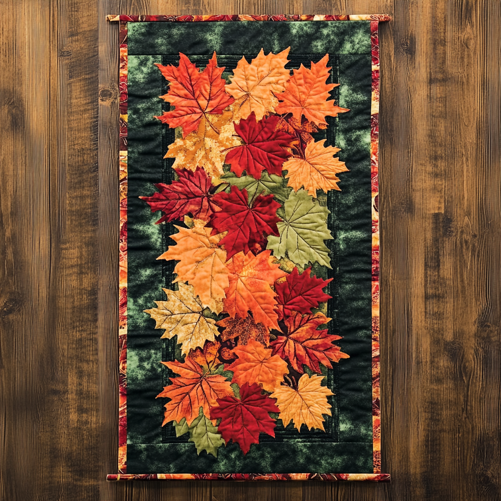 Chemin de table matelassé Automne Rayonnant – vue 4