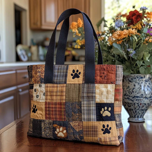 Sac cabas chien matelassé