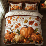 Ensemble de lit matelassé 3 pièces - Automne