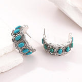 Boucles d'oreilles Azurella | Or blanc