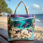 Sac à main matelassé esprit de la lagune, brodé main – Mathilde Montreux