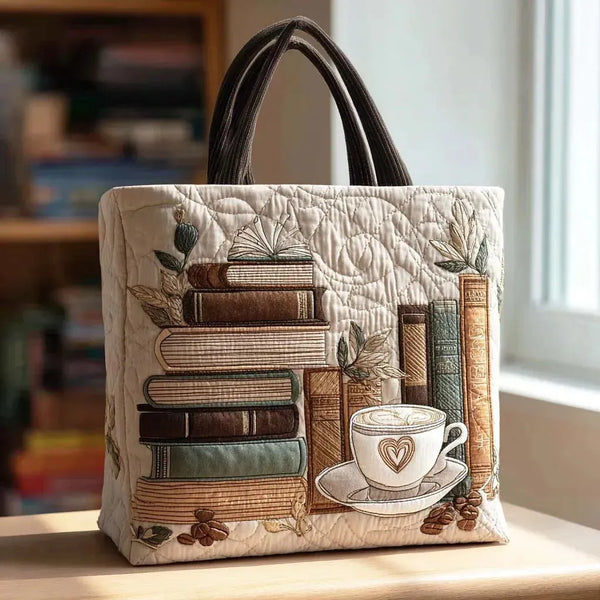 Sac à main artisanal – Café et lecture