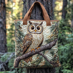 Sac cabas hibou matelassé