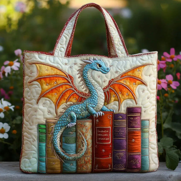 Sac à main matelassé – Dragon émeraude