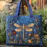 Sac à main matelassé libellule dorée, brodé main – Mathilde Montreux