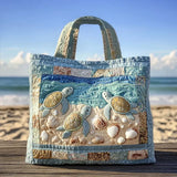 Sac à main matelassé tortues marines, brodé main – Mathilde Montreux