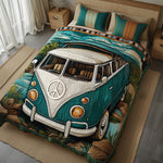 Ensemble de lit matelassé 3 pièces - Van Hippie