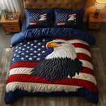 Ensemble de lit matelassé 3 pièces - Aigle Patriote