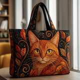 Sac cabas chat matelassé