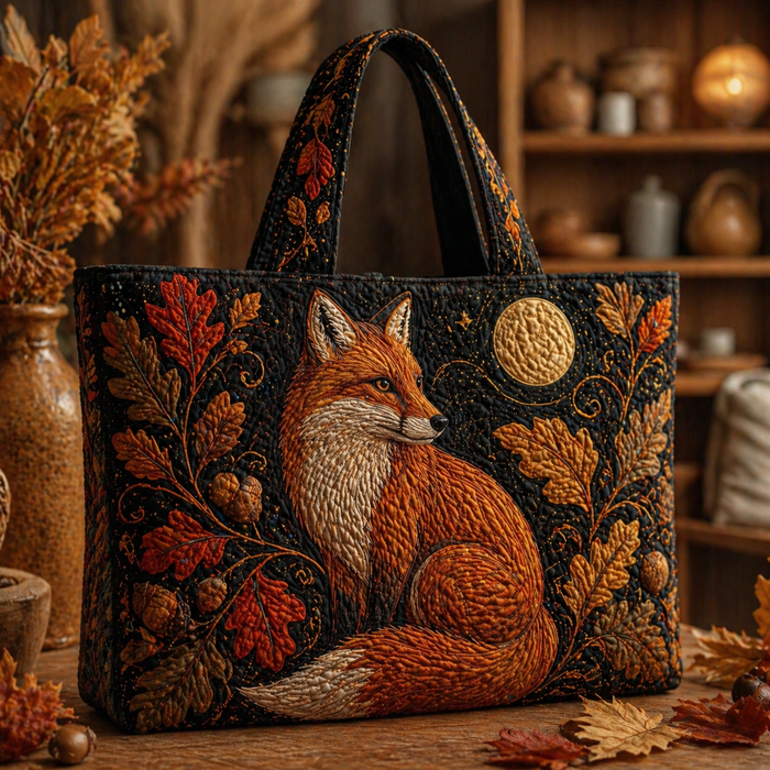 Sac cabas renard matelassé