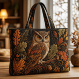 Sac cabas hibou matelassé