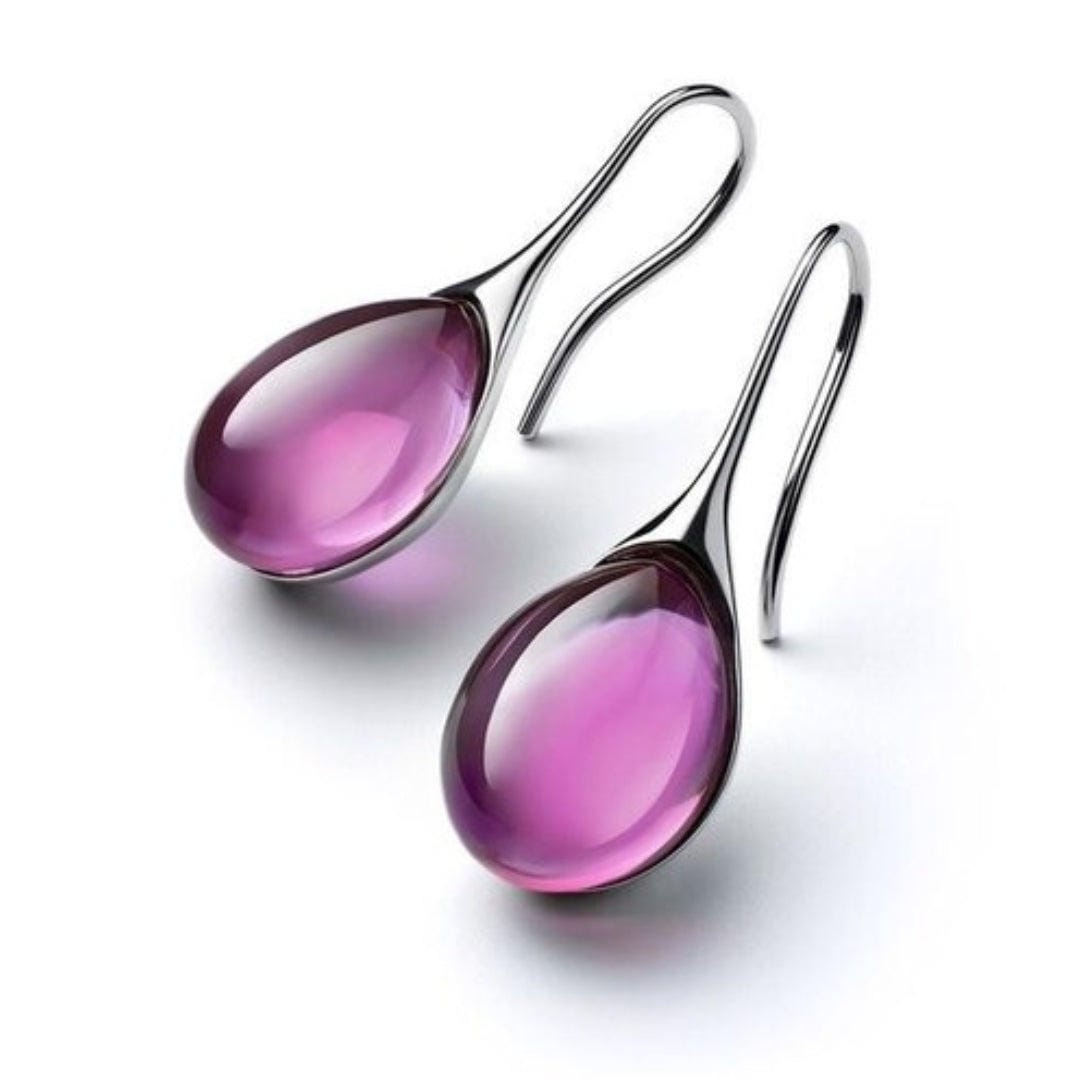 Boucles d'oreilles gouttes minimalistes