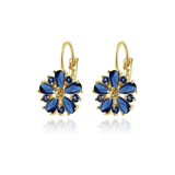 Blumen-Ohrringe Calina | Gold