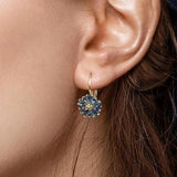 Blumen-Ohrringe Calina | Gold