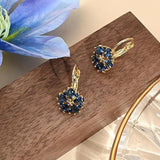 Blumen-Ohrringe Calina | Gold