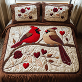 Ensemble de lit matelassé 3 pièces - Cardinal