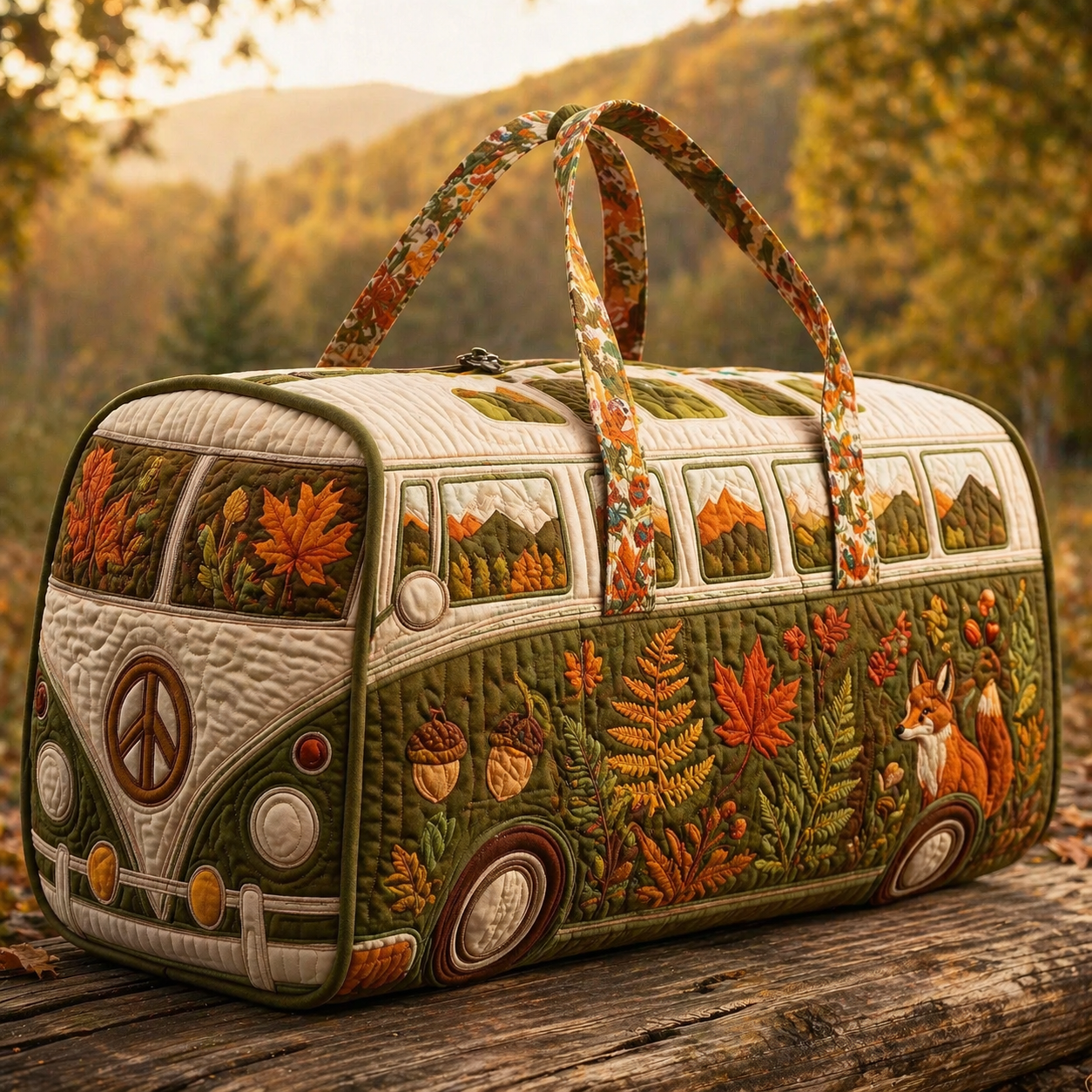 Sac de voyage matelassé Van Renard et Érable
