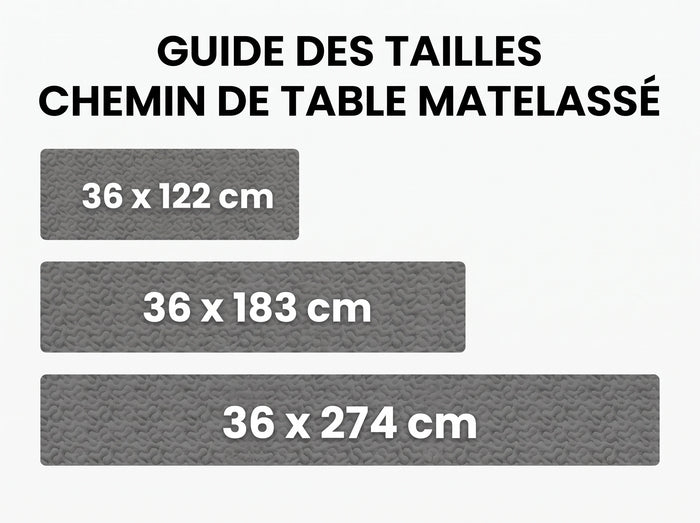 Chemin de table matelassé Grand Défilé de Citrouilles