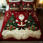 Ensemble de lit matelassé 3 pièces - Veille de Noël