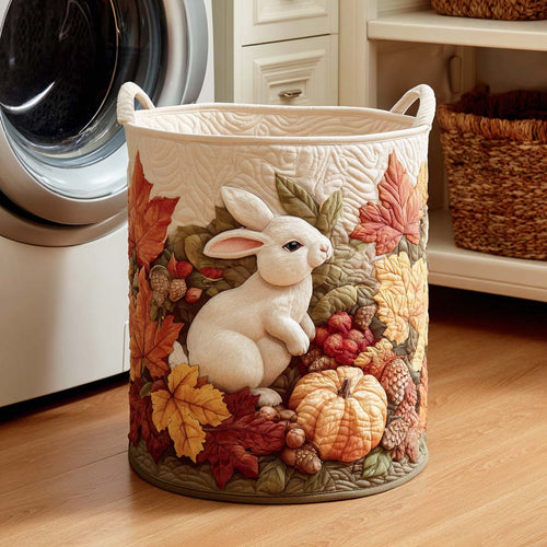 Panier à linge matelassé Lapin Cannelle