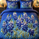 Ensemble de lit matelassé 3 pièces - Fleurs des Champs
