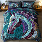 Ensemble de lit matelassé 3 pièces - Cheval
