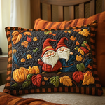 Taie d'oreiller matelassée Gnome de la Récolte